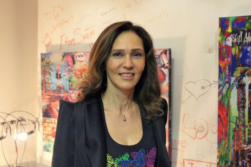 Suzi in Beirut at Vick Vanlian Showroom